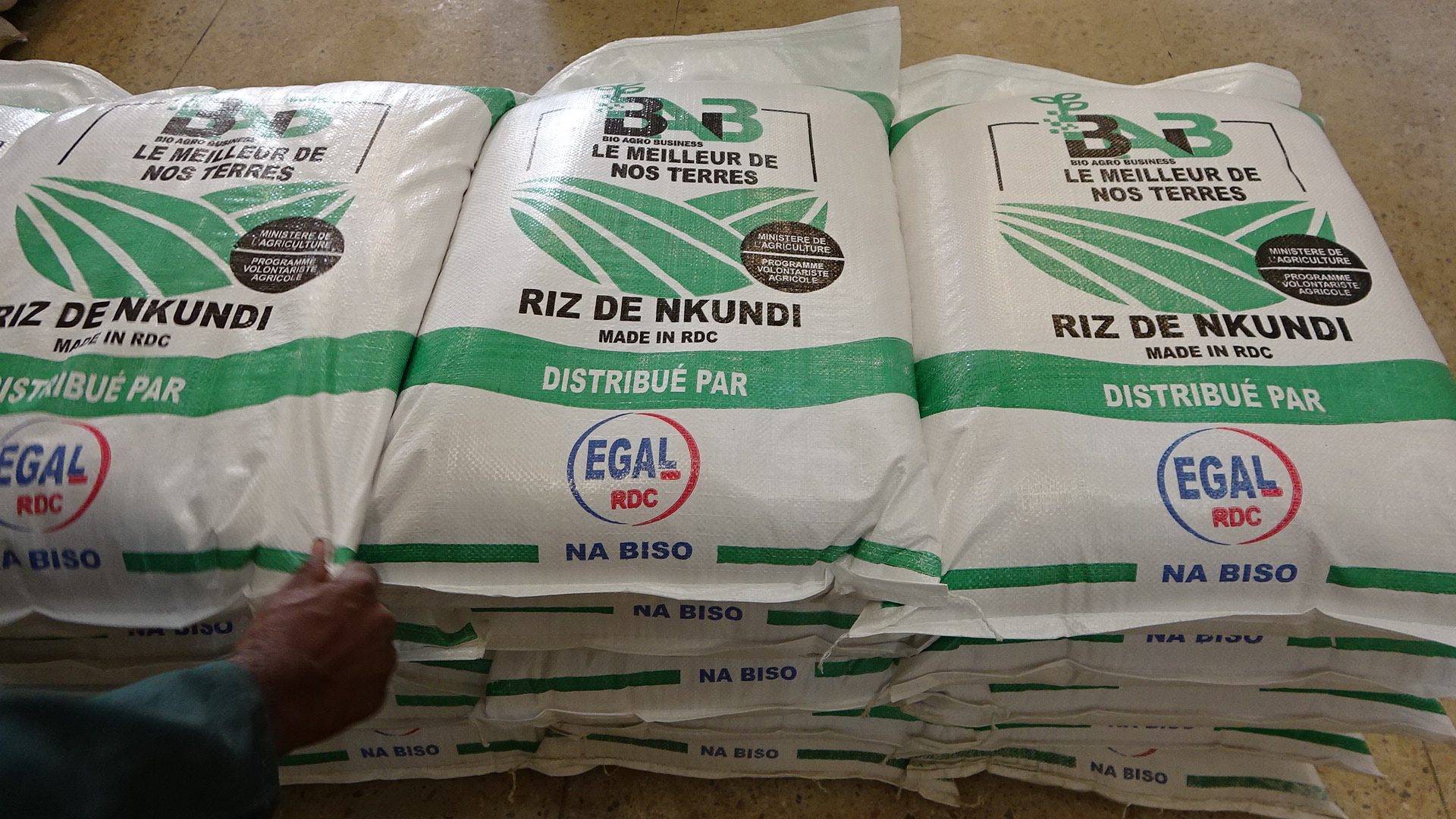 Riz de Nkundi produit en RDC