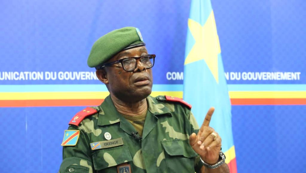 le Général-Major Sylvain Ekenge