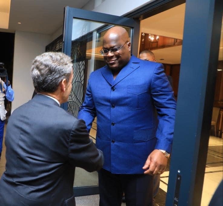 Kinshasa: President Tshisekedi welcomes former French President Nicolas Sarkozy (CongoForum)
